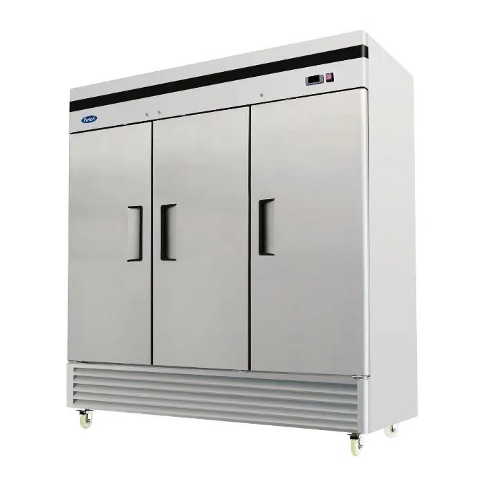 فريزر واقف بانكول 3 باب مغلق - ستيل MBF8504 فريزر واقف