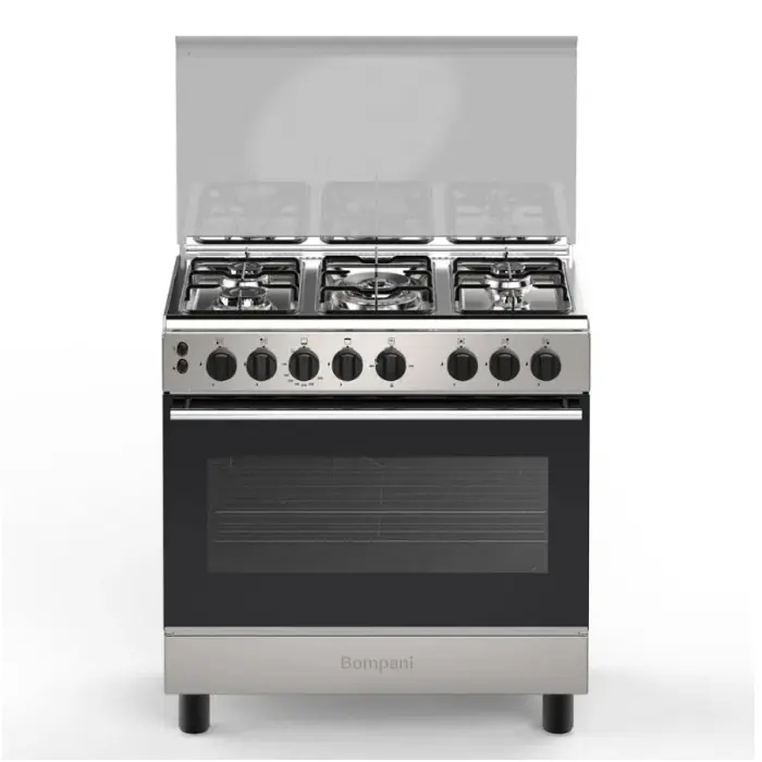 فرن غاز بومباني 5 عيون 50*80 سم أمان كامل - إيطالي Esse80gg5tcix فرن غاز