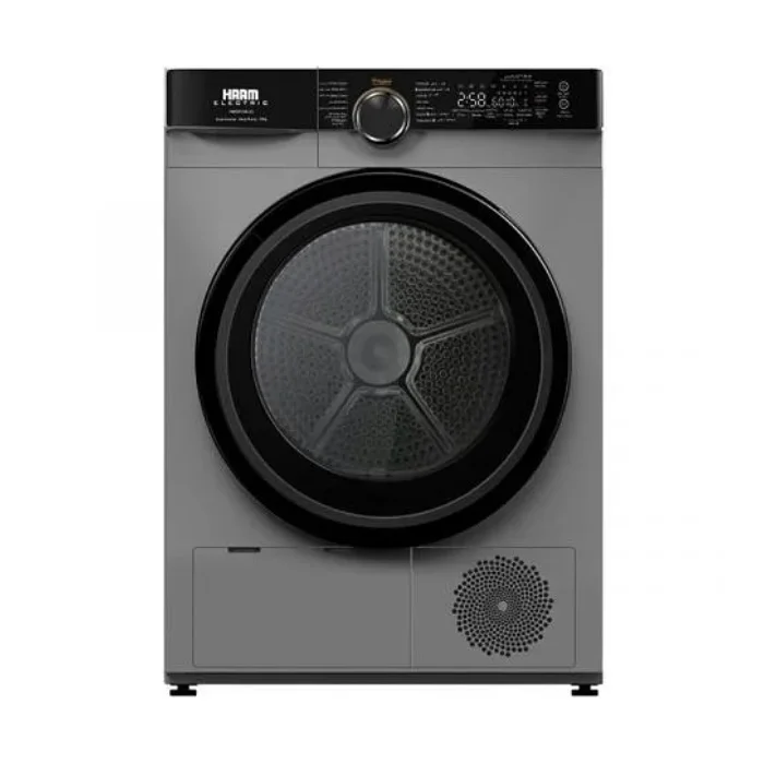 مجفف ملابس هام 10 كيلو 14 برنامج dual inverter - فضي HMDR10S-23 مجفف ملابس هام
