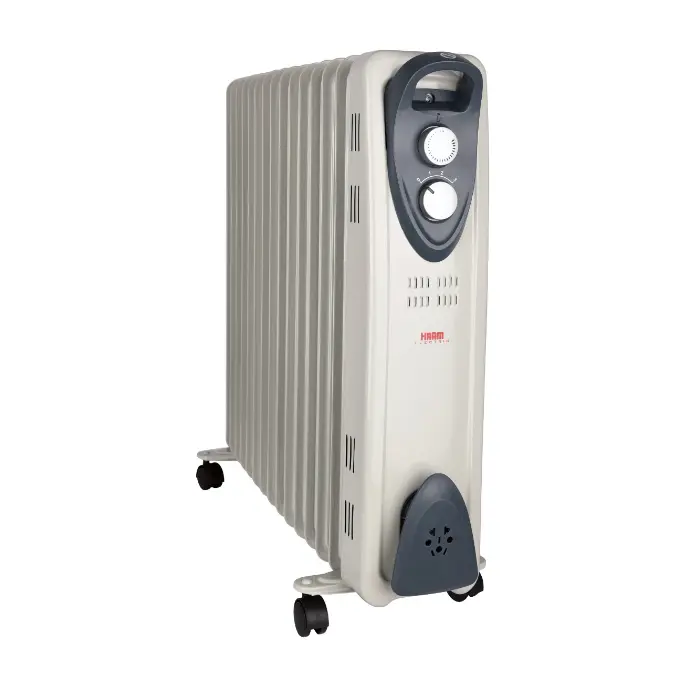 دفاية زيت هام 13 ريشة 2500 وات - أبيض HA25WA-13F دفاية زيت